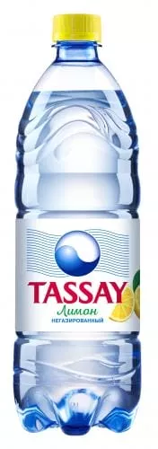 Вода Тассай (TASSAY) 1 л. минеральная со вкусом лимона без газа ПЭТ (12шт) - основное фото